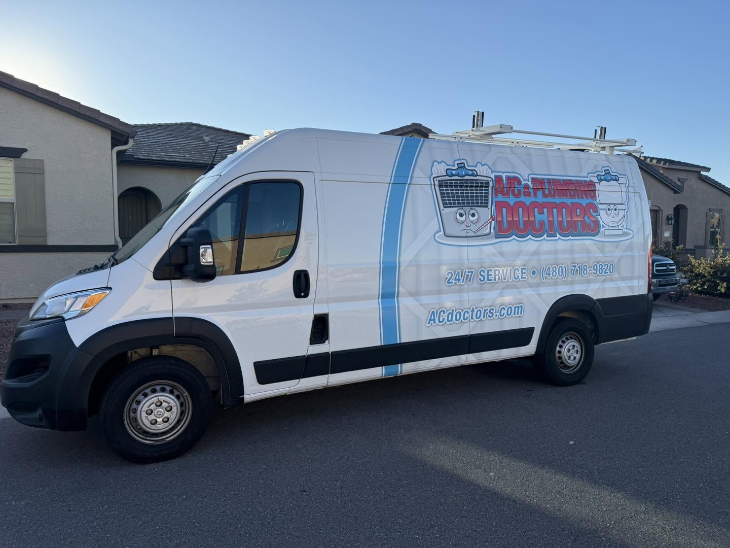 A/C & Plumbing Doctors van