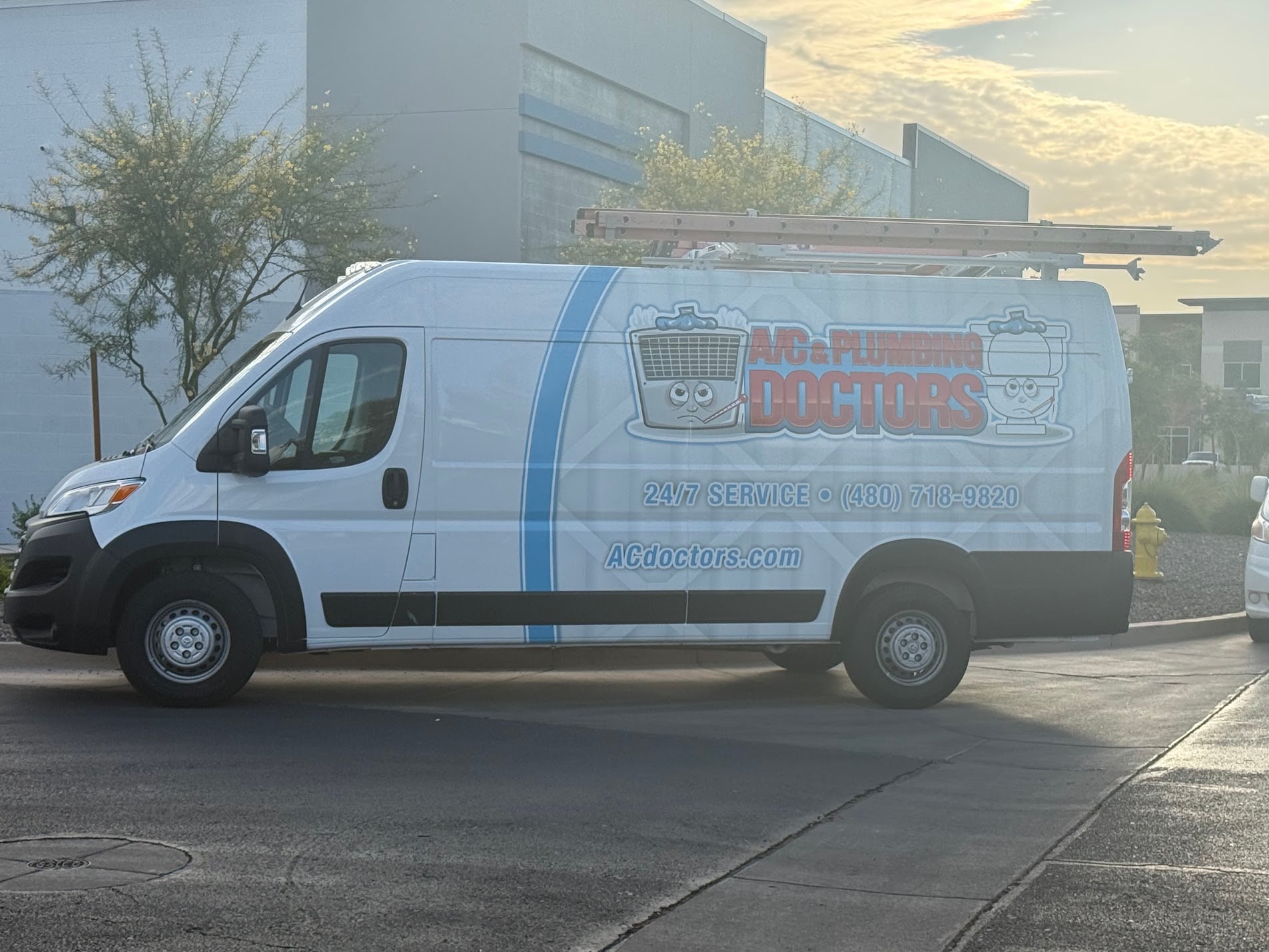 A/C & Plumbing Doctors service van