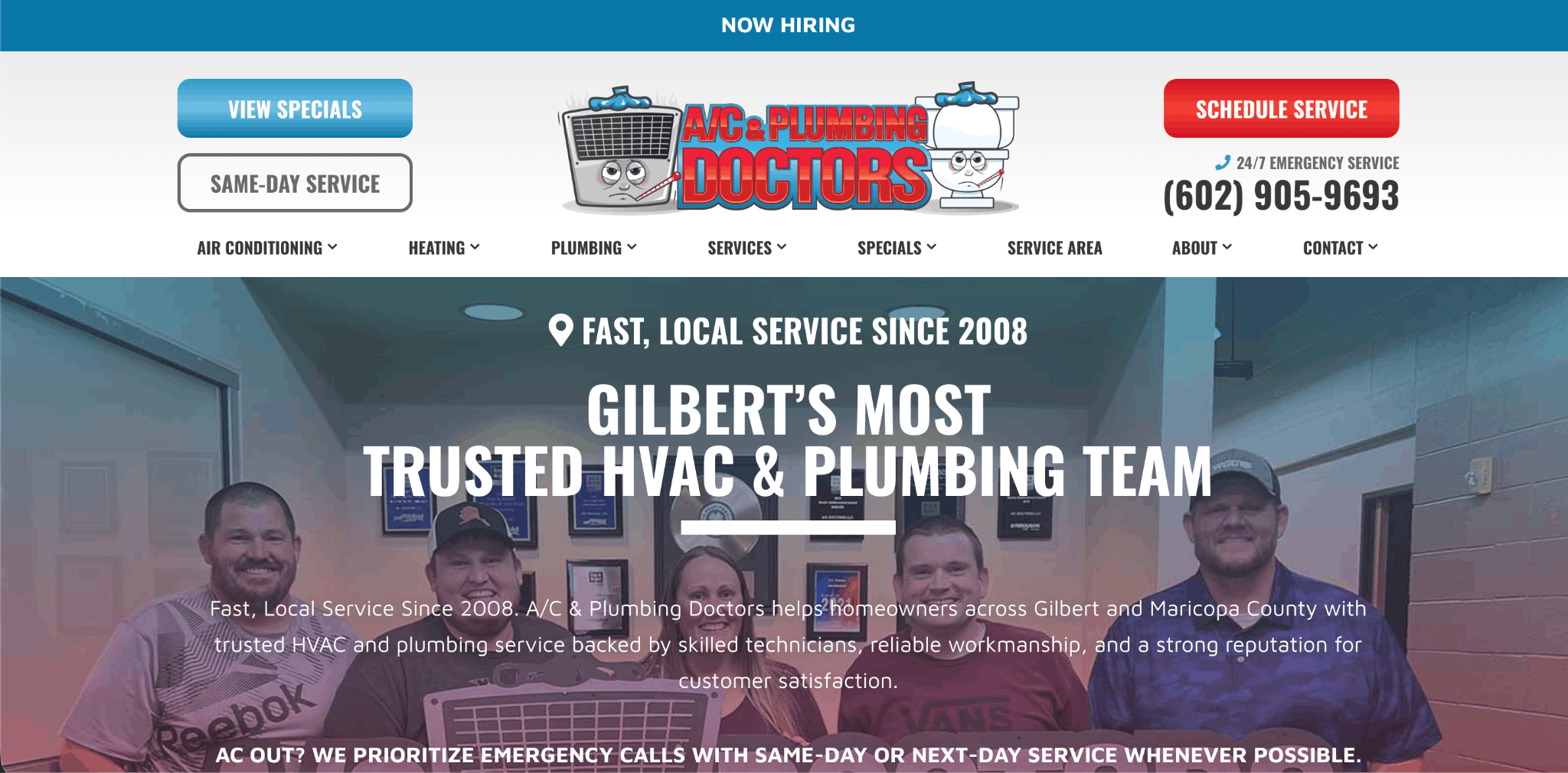 AC & Plumbing Doctors in Mesa, AZ