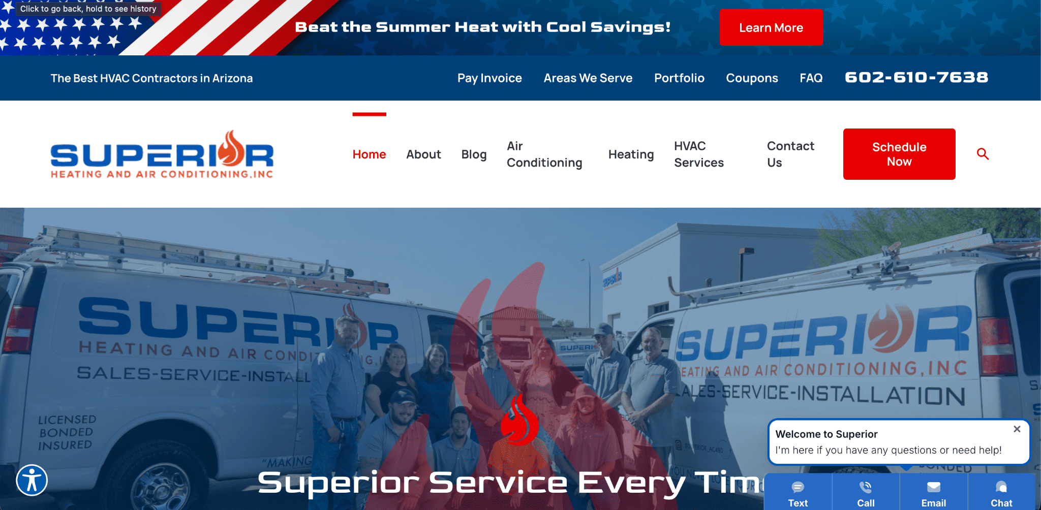 Superior Heating and Air Conditioning in Tempe, AZ