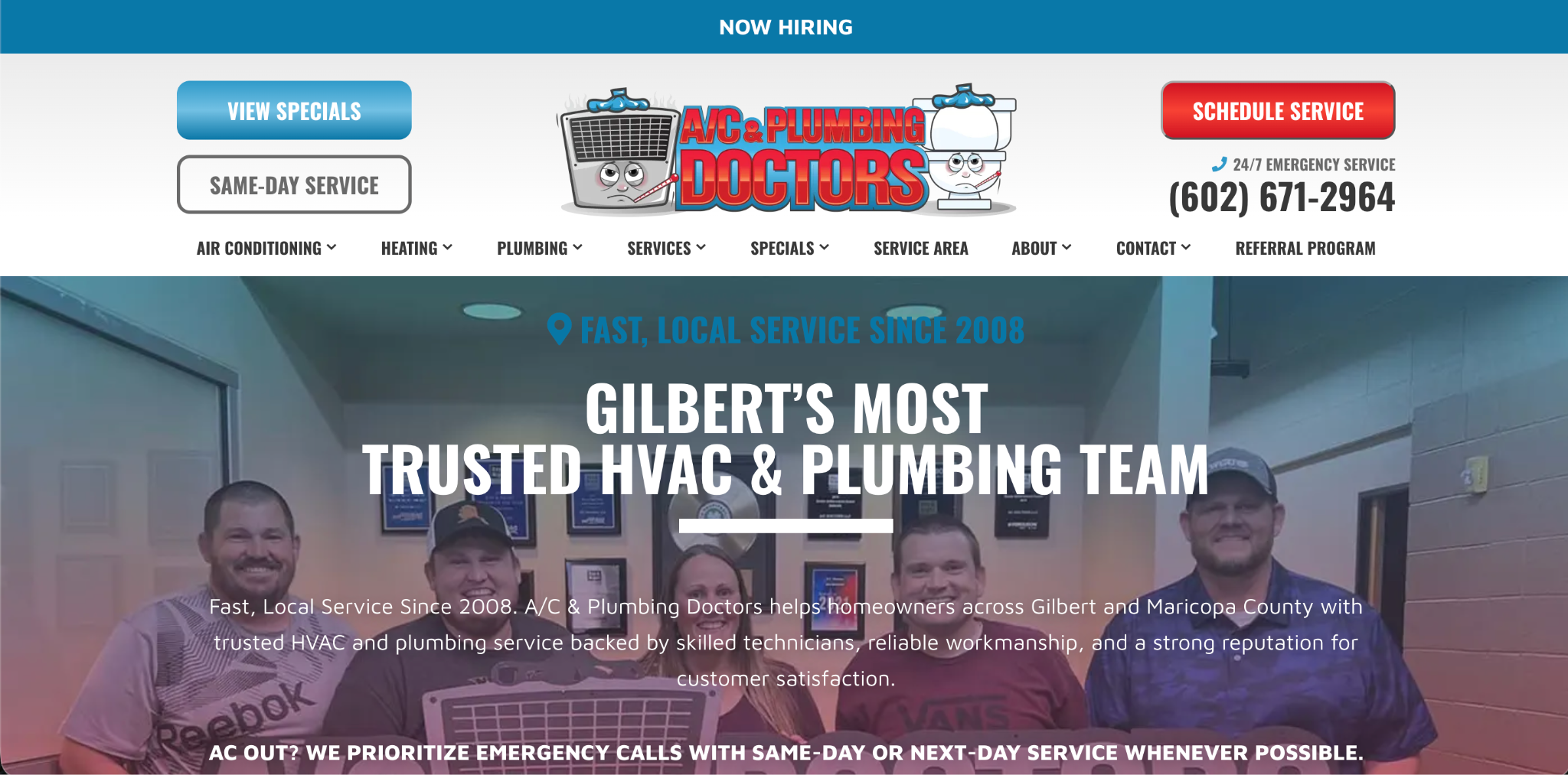 AC & Plumbing Doctors in Glendale, AZ
