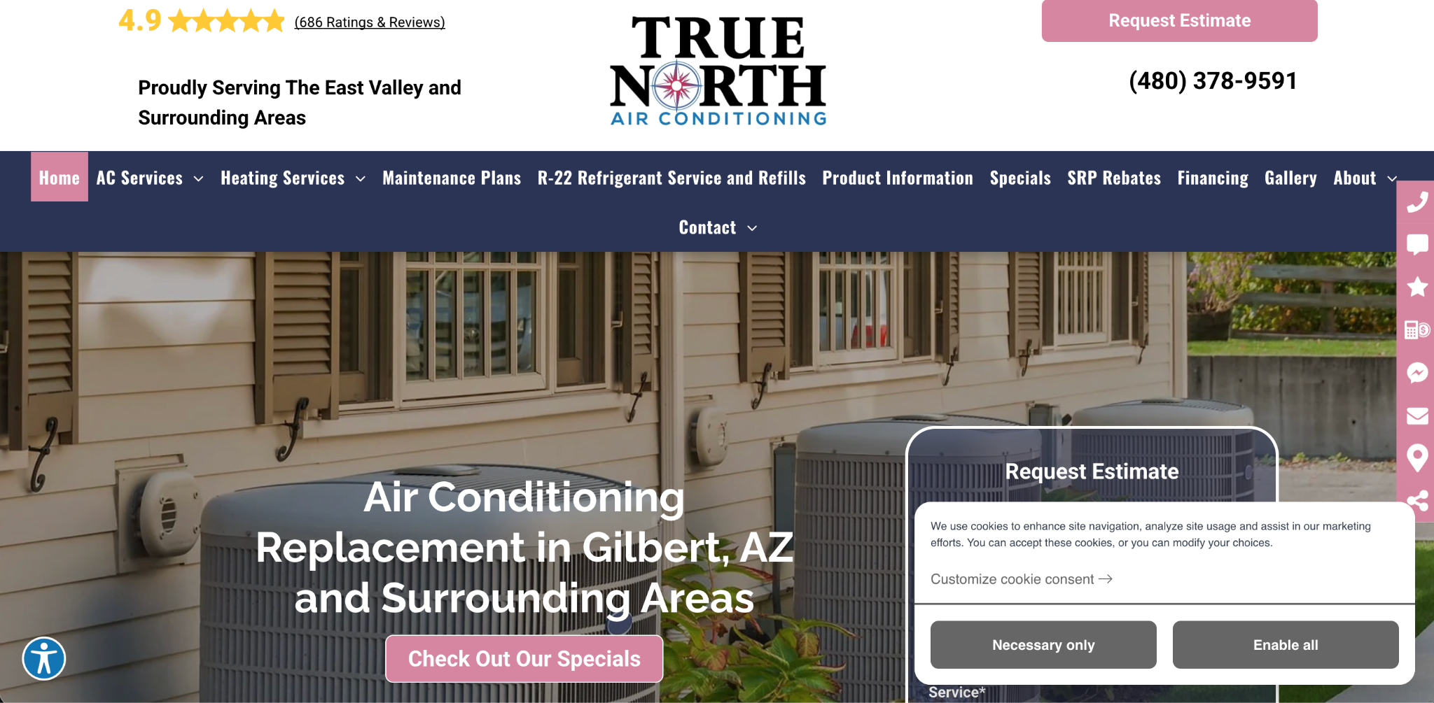 True North Air Conditioning AC repair company in Gilbert, AZ