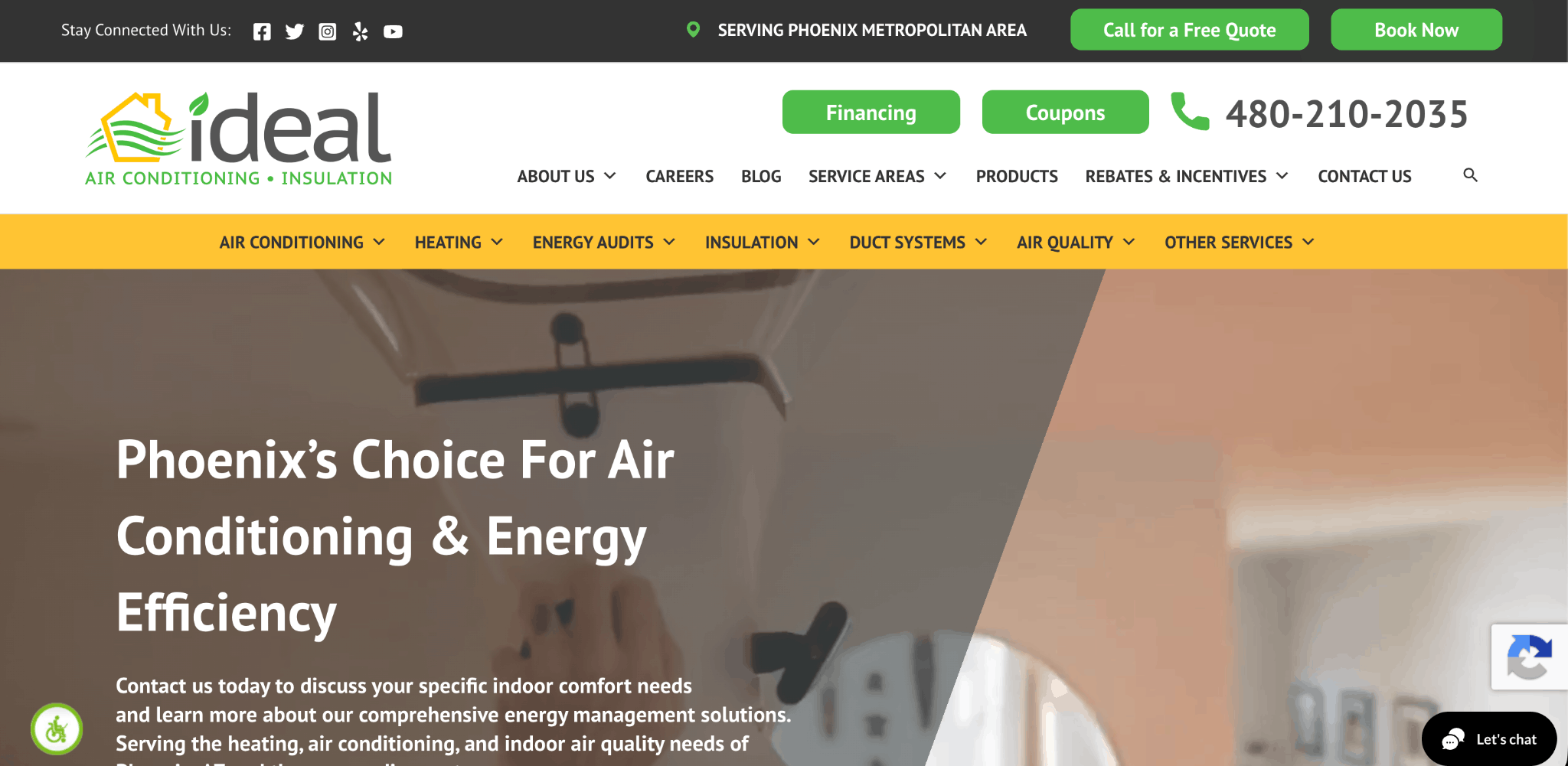 Ideal Air Conditioning and Insulation in Phoenix, AZ