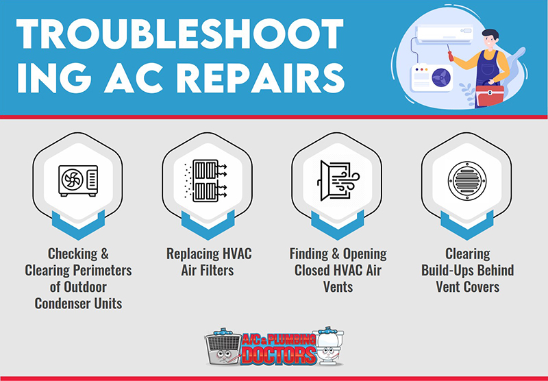 troubleshoot ac repairs